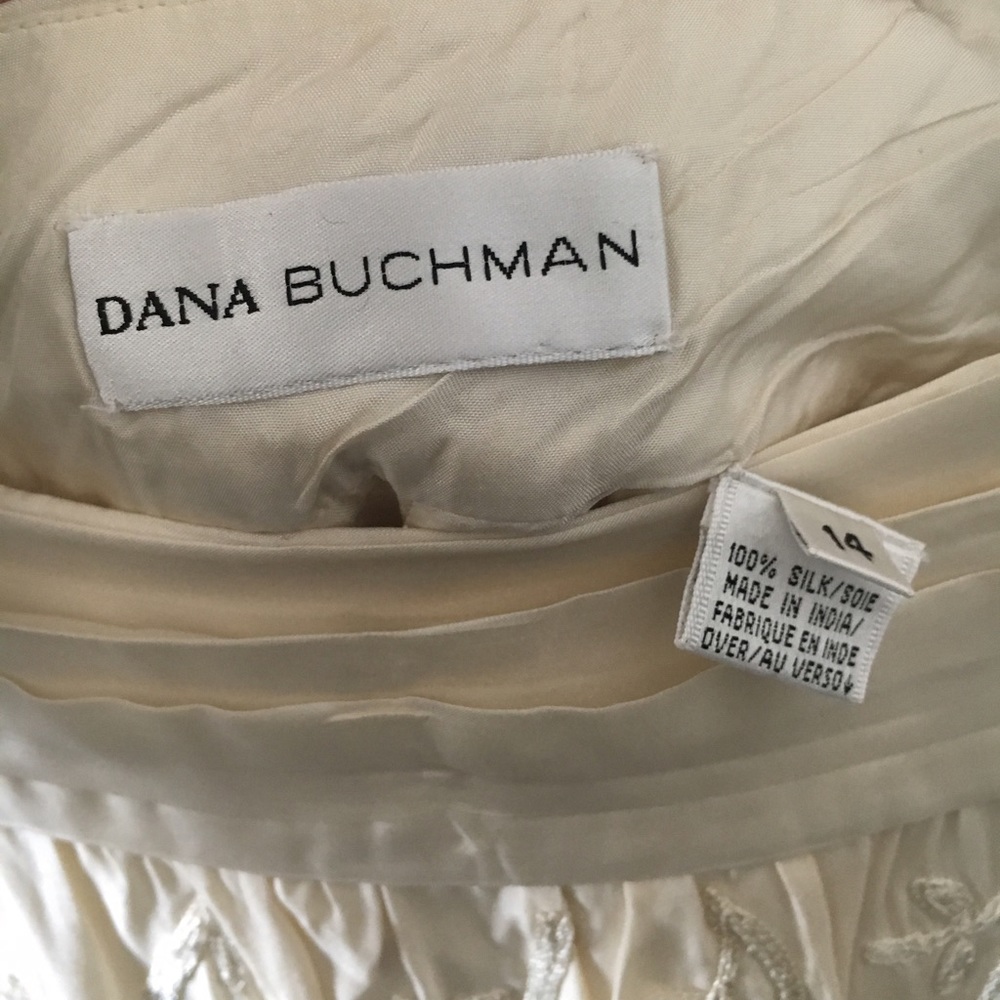 Silk Embroidered Dana Buchman Skirt - Picture 5 of 5