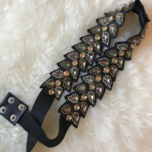 Natasha Couture Accessories - Beaded statement belt Natasha Couture Accessories - Beaded statement belt