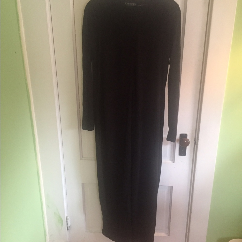 Forever 21 Plus Black long sleeve dress