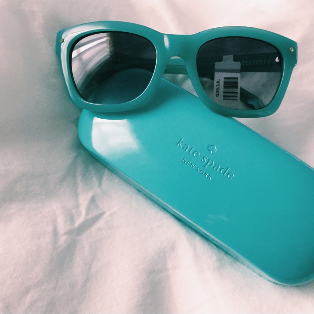 Kate Spade robbins egg blue teal sunglasses