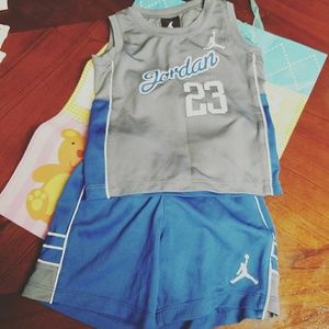 Jordan outfit.