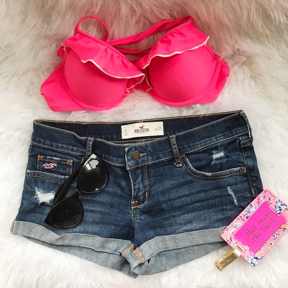 Hollister denim shorts