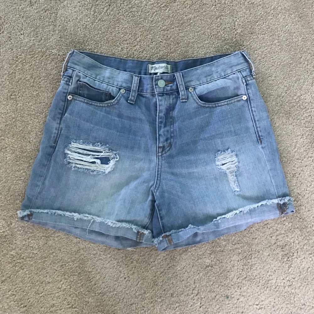 Madewell High Rise denim shorts
