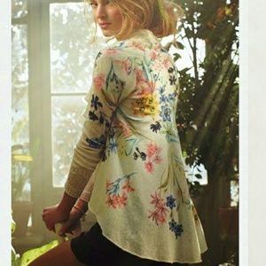 Fleur des Champs cardigan knitted and knotted s