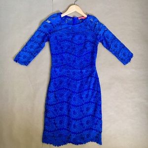 Royal Blue Lace Dress