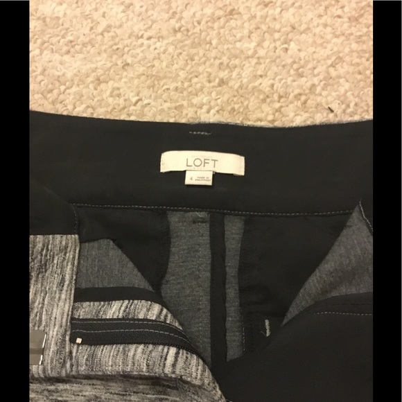 ❌DONATED**LOFT Skirt Black/White/Grey with pockets - Picture 7 of 8