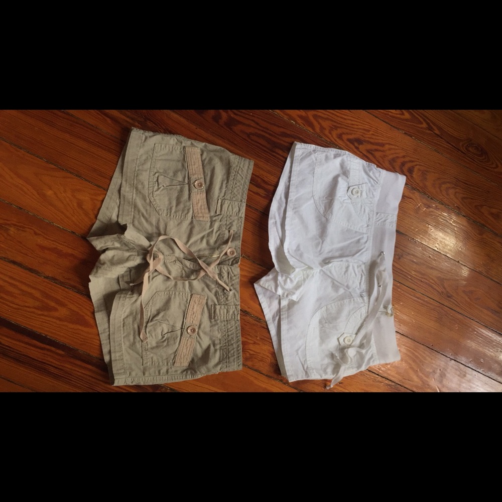 junior size 13 shorts 2 pair