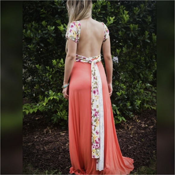 BUY 1, GET 1 FREE! Sexy floral wrap dress - Picture 3 of 3