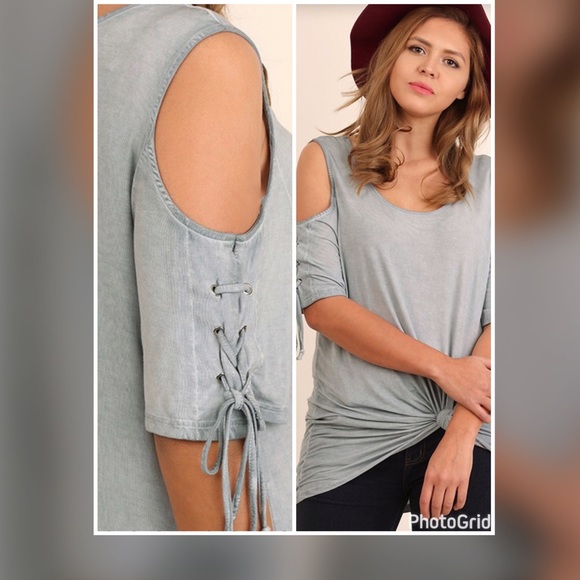 SALE! LAST ONE! 1 XL LEFT! Alaine Open Shoulder - Picture 2 of 4