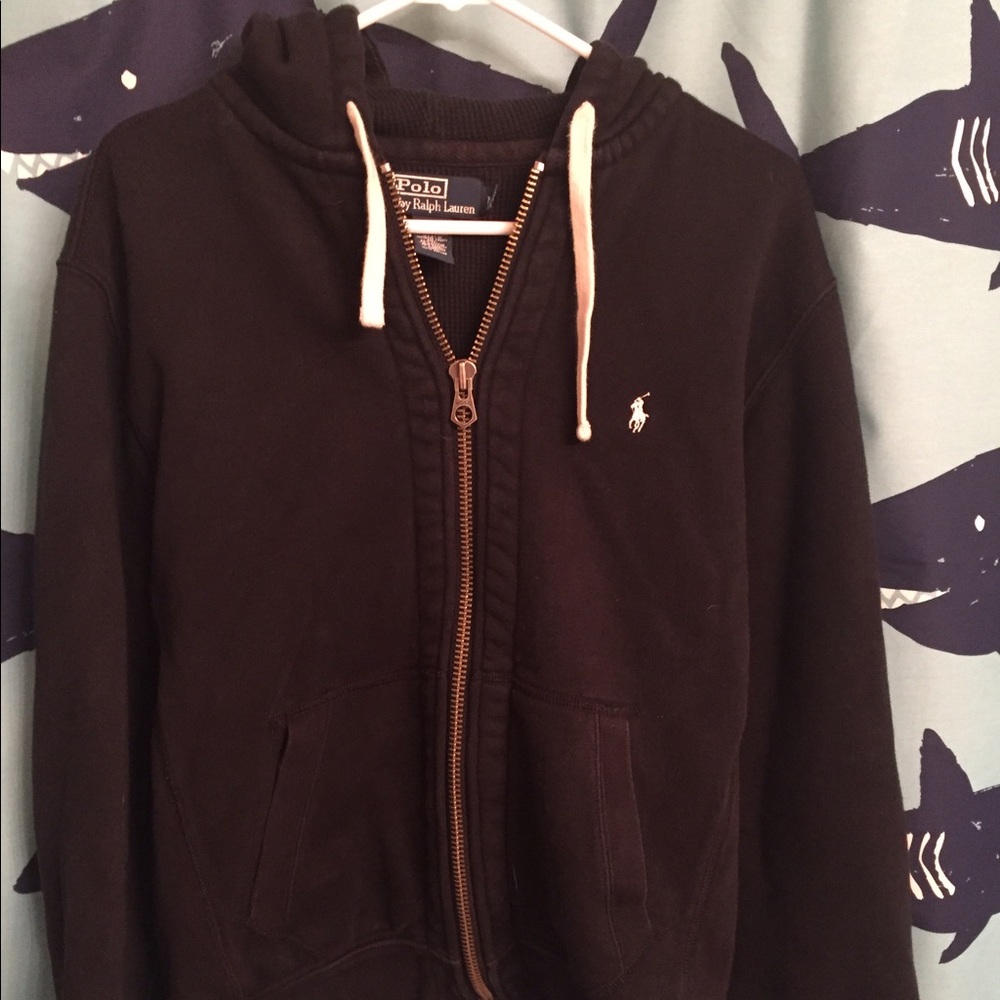 Men's Black Polo Ralph Lauren hoodie
