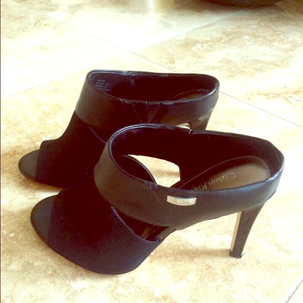 CK shoes, size 7, black