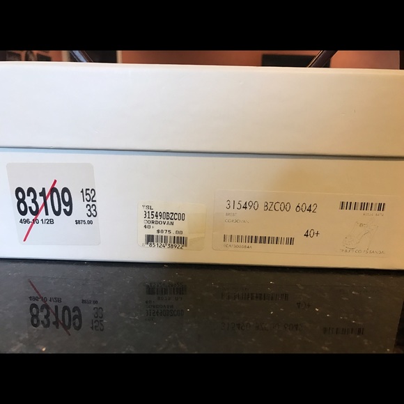 Yves Saint Laurent T-Strap Heels Sandal sz 10 - Picture 6 of 7