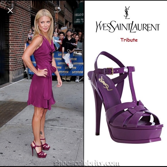 Yves Saint Laurent T-Strap Heels Sandal sz 10 - Picture 7 of 7