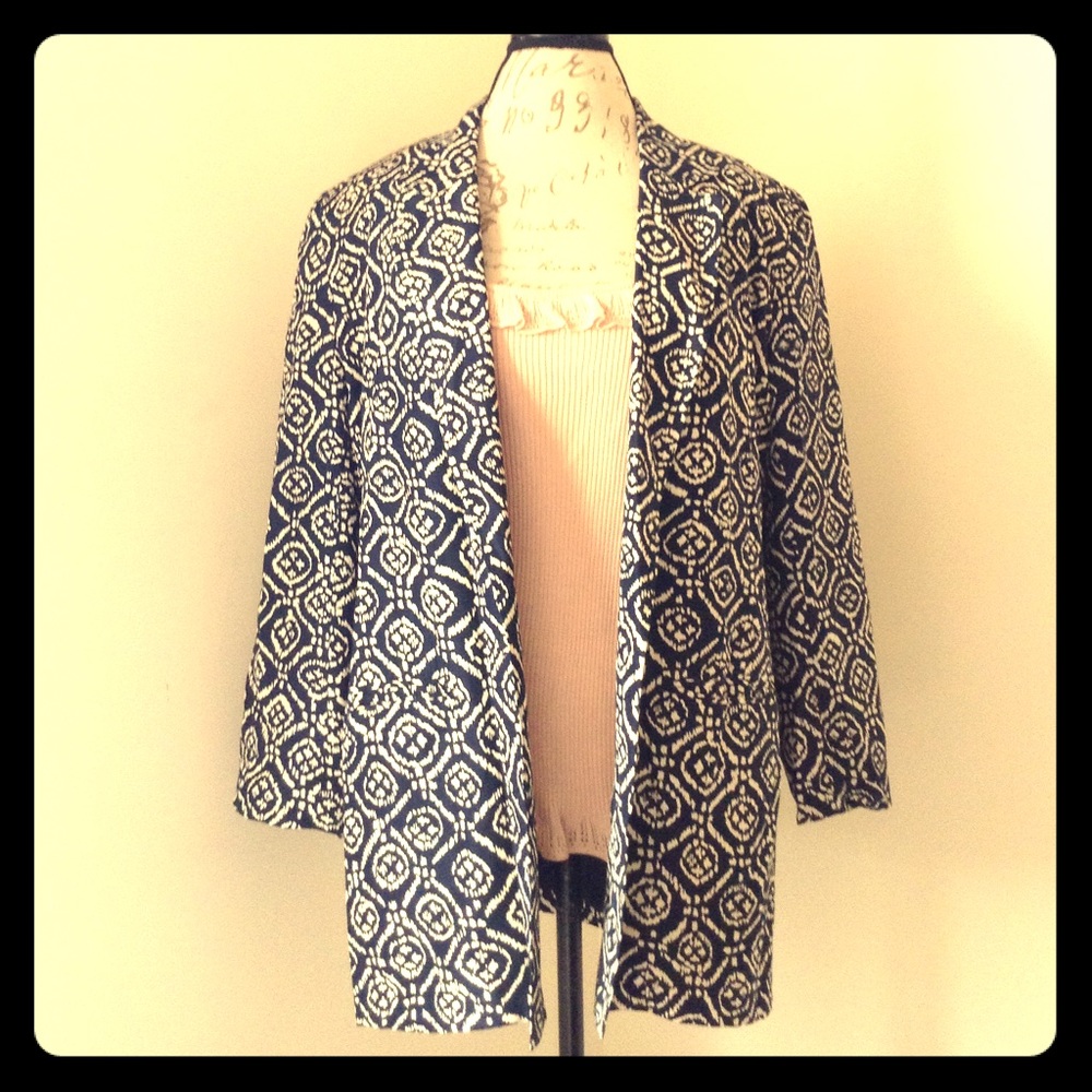 Saks Fifth Ave silk blazer