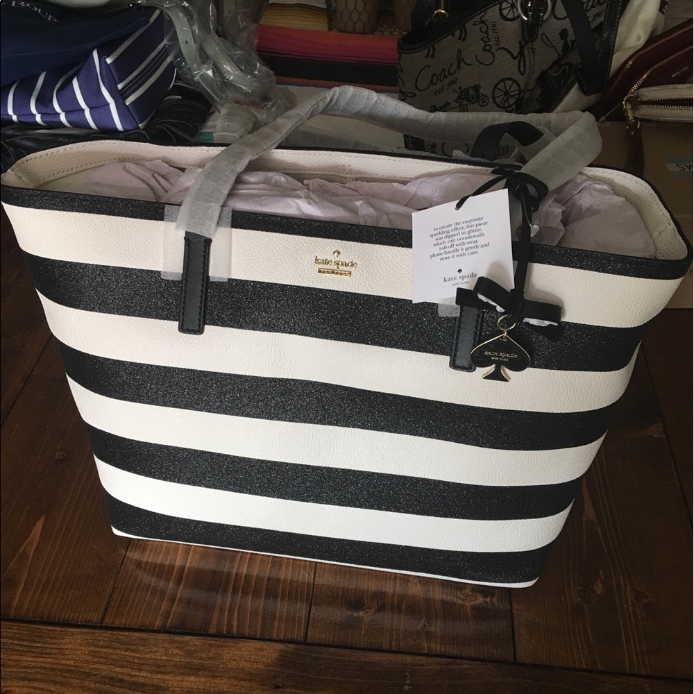 Kate Spade Hawthorne Lane Glitter Tote