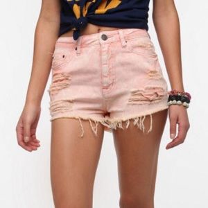 NWT BDG high rise Dree cheeky distressed shorts