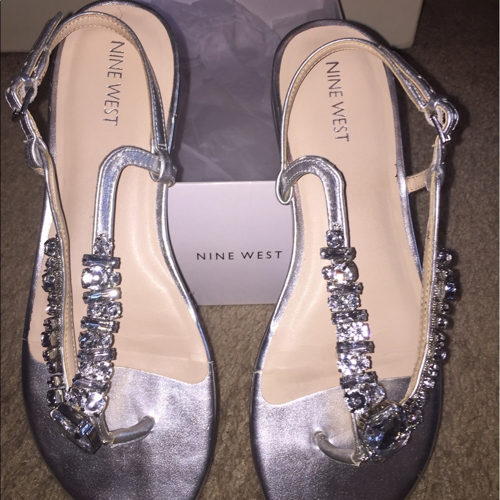 Nine West Rhinestone Sandals