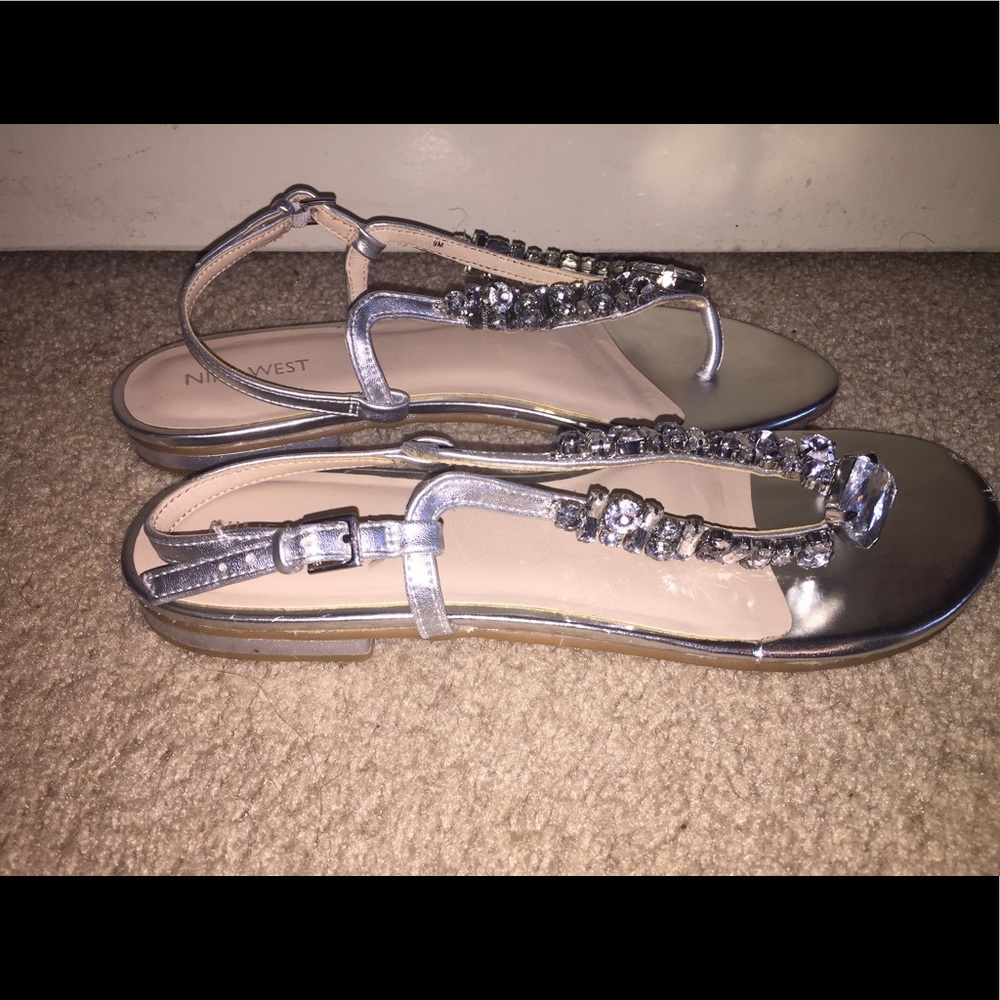 Nine West Rhinestone Sandals - Picture 3 of 3