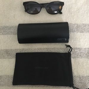 Derek Lam Frederica sunnies. Black, with case.
