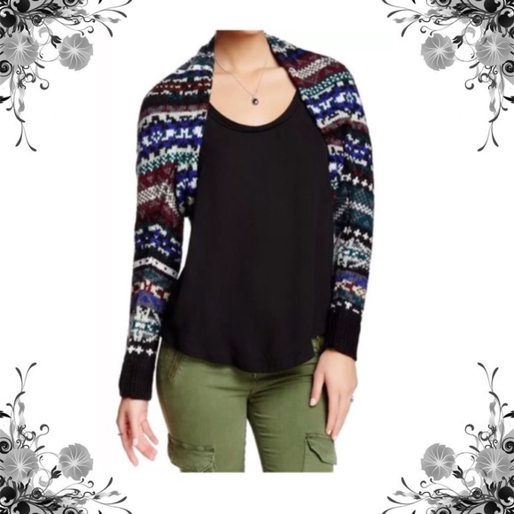 Free People Sweaters - {Free People} Open Wool Blend Shrug/Bolero