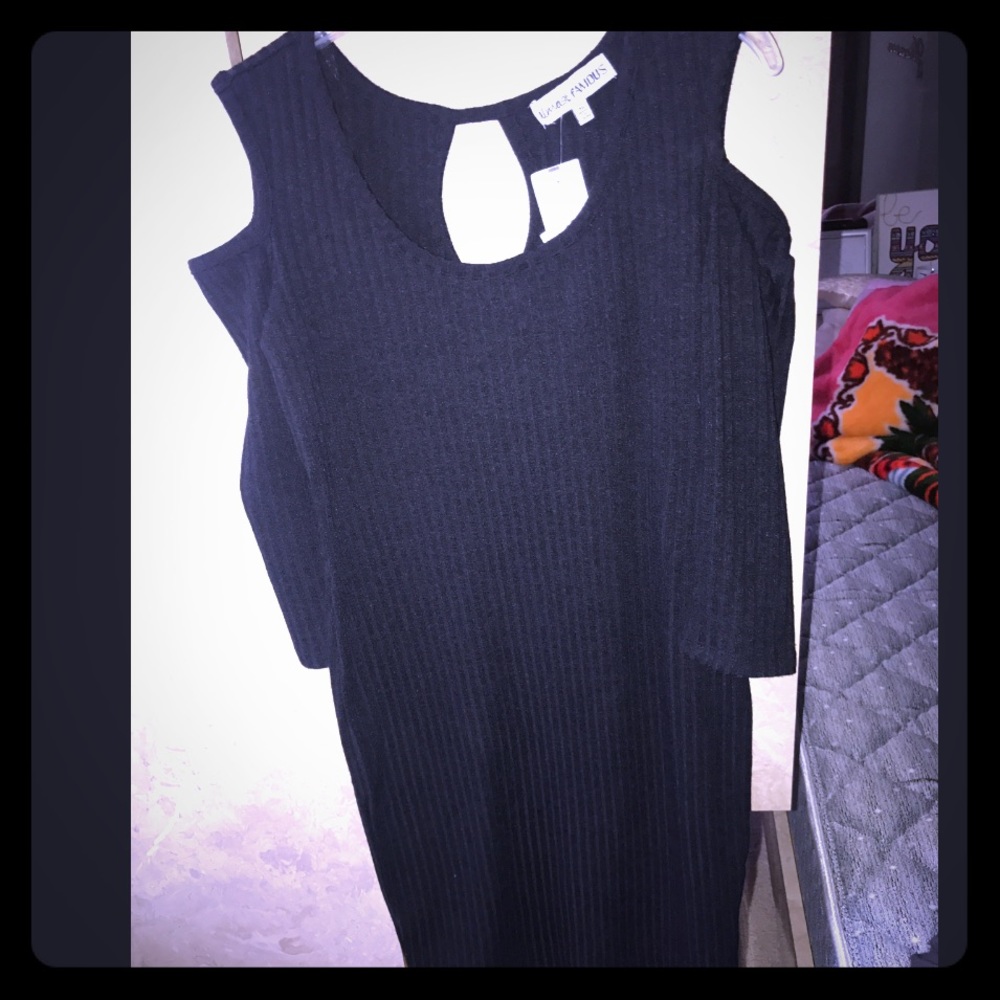 Cold shoulder dress