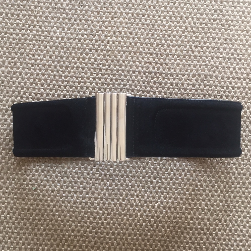 Ann Taylor Black Suede Belt