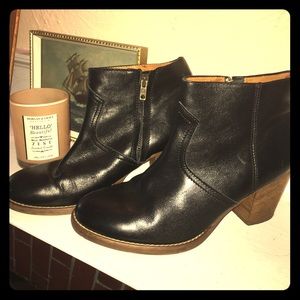 Leather Madewell Zipcode Ankle Booties