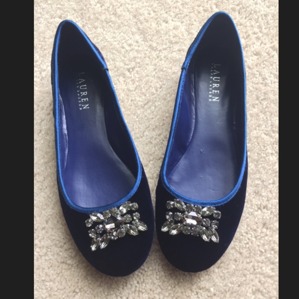 Lauren Ralph Lauren Women Adelisa Velvet Flats