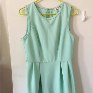 Mint green dress