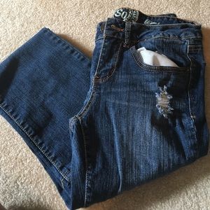 Blue Distressed Jeans