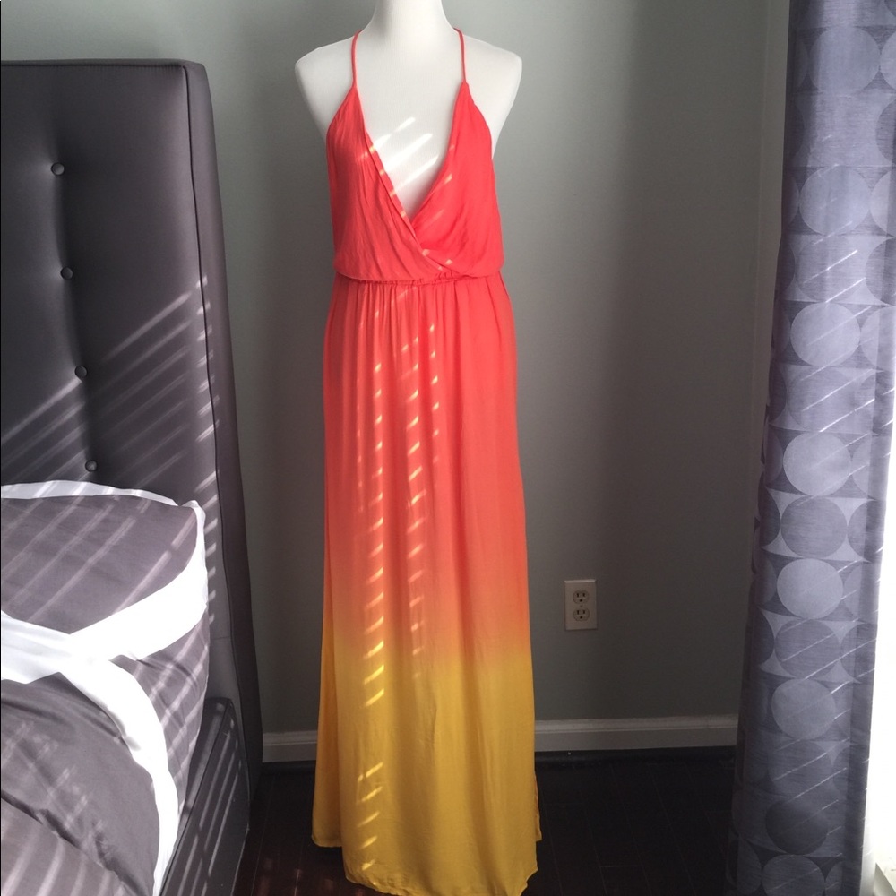 Young Fabulous & Broke Nala Ombré Maxi Dress XS