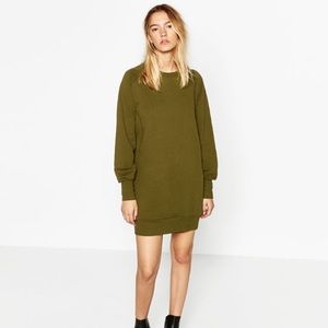 NWT Zara sweatshirt dress. Size small