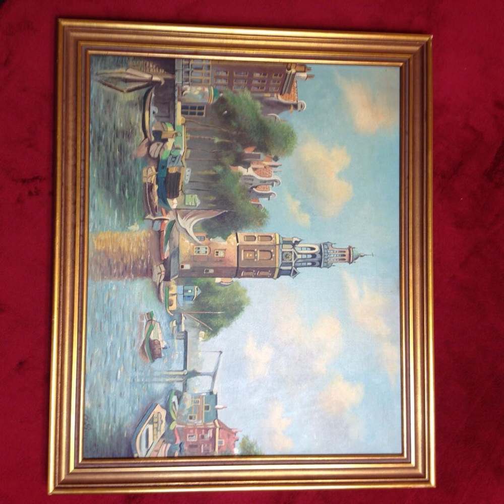 Antique oil painting