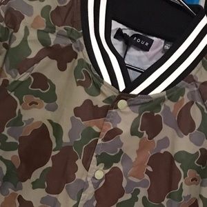 Five Four Camo Bomber Jacket