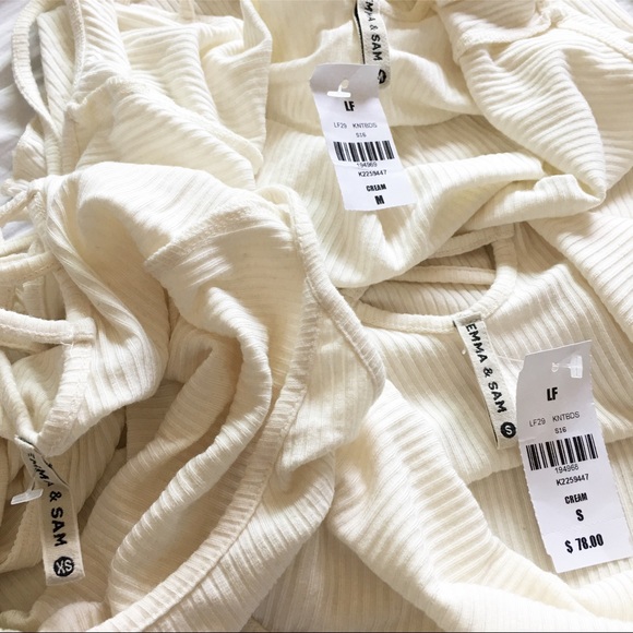 BNWT cream ribbed ladder back bodysuit - Picture 3 of 6