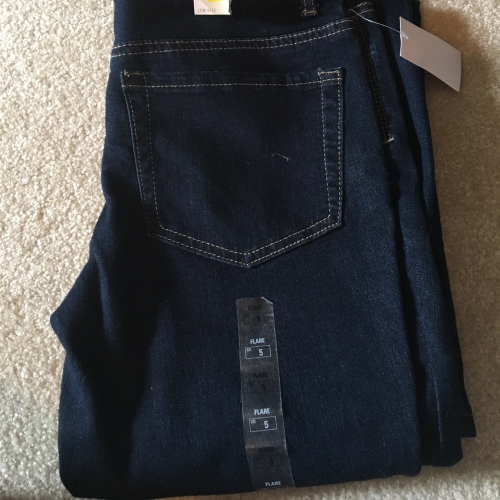 Dark Blue Flare Jeans