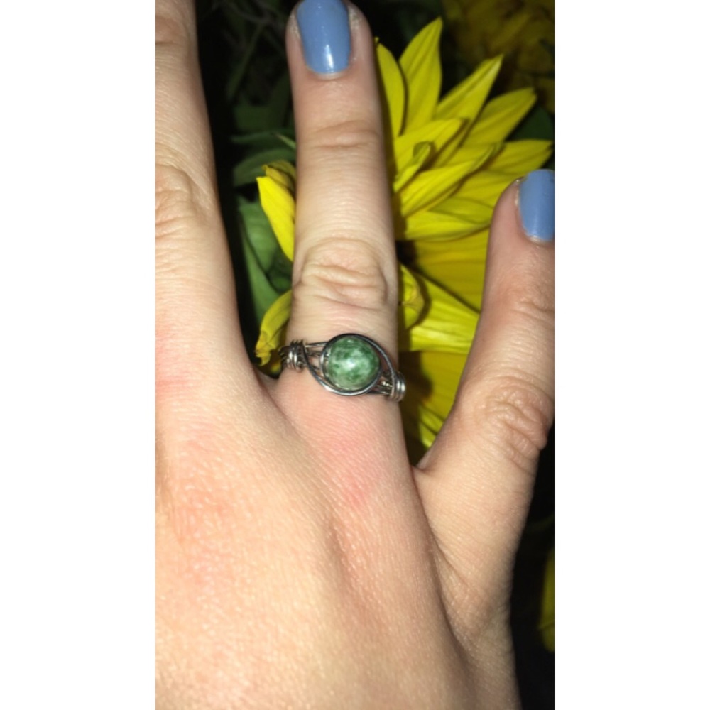 Wire wrapped ring