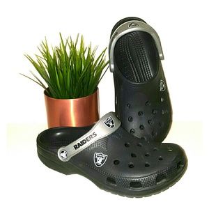 NWOT Raiders CROCS