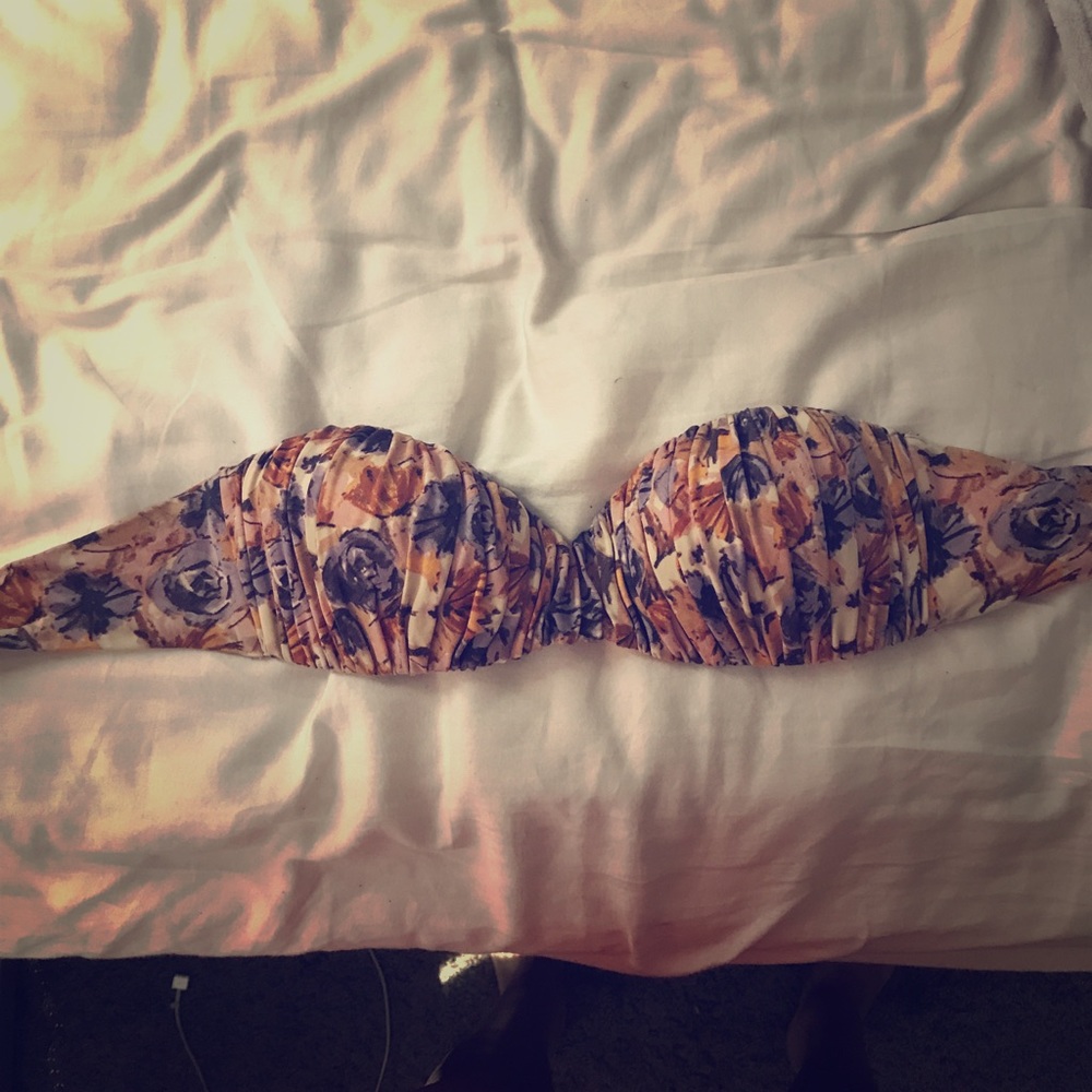 H&M flowery swim top