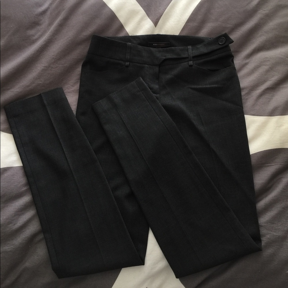 BCBGMAXAZRIA Gray Trouser Size 2