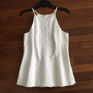 NWT Lilly Pulitzer Annabelle top. Resort white. 6