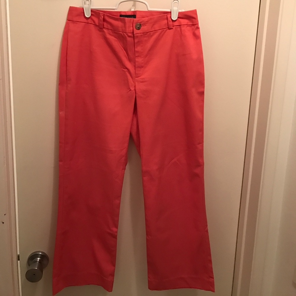 Banana Republic Capris in Spring Salmon Color
