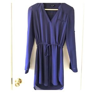 Naked Zebra/Small/Tunic Dress/Chiffon/jawstring