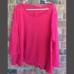 Philosophy knit long sleeve tunic