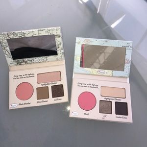 CA and HI  face pallets by the balm cosmetics