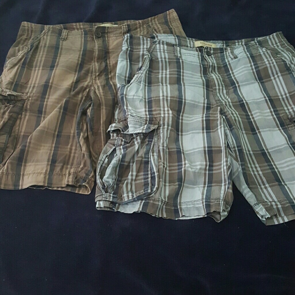 *****SOLD OUT***** Sonoma Men's Cargo Plaid Shorts