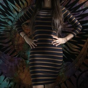 STRIPED FOREVER 21 DRESS 👗