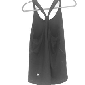 Black Lululemon workout top