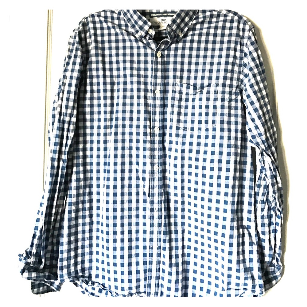 Old Navy, Classic fit, plaid button down