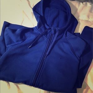 Nike thermal fit running zip up hoodie size M